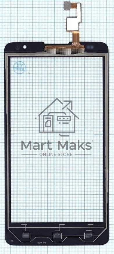 Сенсорное стекло (тачскрин) для Huawei C8816, черное
