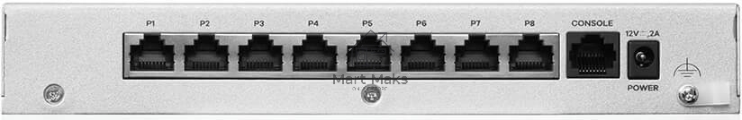 Межсетевой экран Zyxel USG FLEX 100H, 8xRJ-45: 1G (LAN/WAN), 1xUSB3.0 **