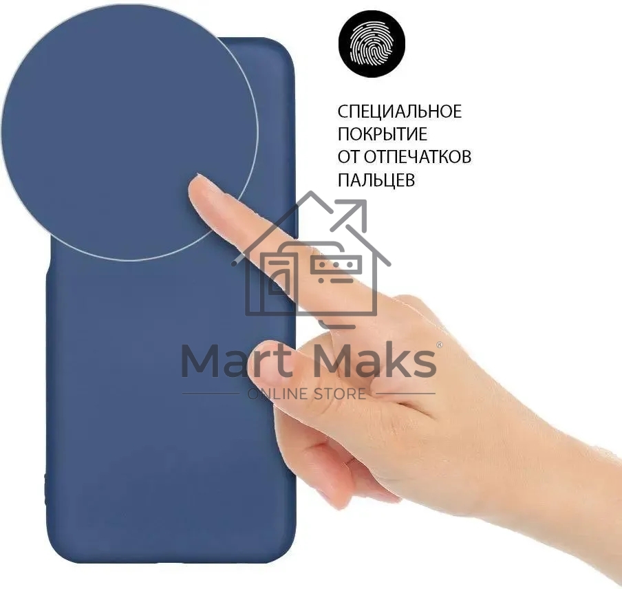 Чехол (клип-кейс) DF xiOriginal-27 для Xiaomi Redmi Note 11 Pro/11 Pro 5G синий