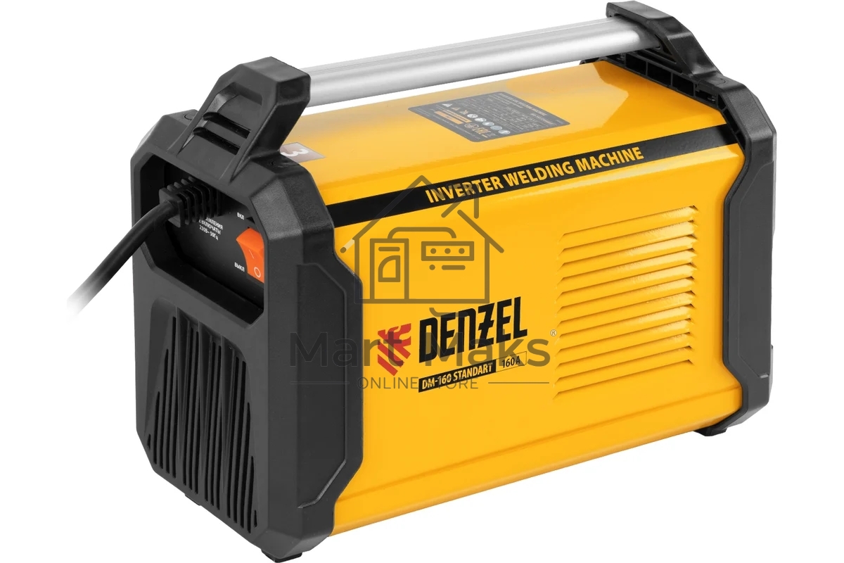 Аппарат инвертор. дуговой сварки DM-160 Standart, 160 А, ПВ 60% Denzel