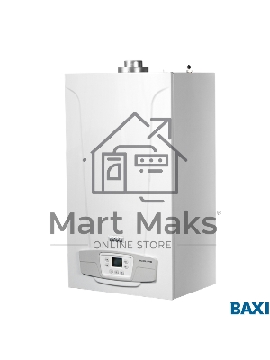 Котел газовый BAXI ECO LIFE 31F настен, 31 кВт, двухконтурный, с закрыт. кам. сгор.