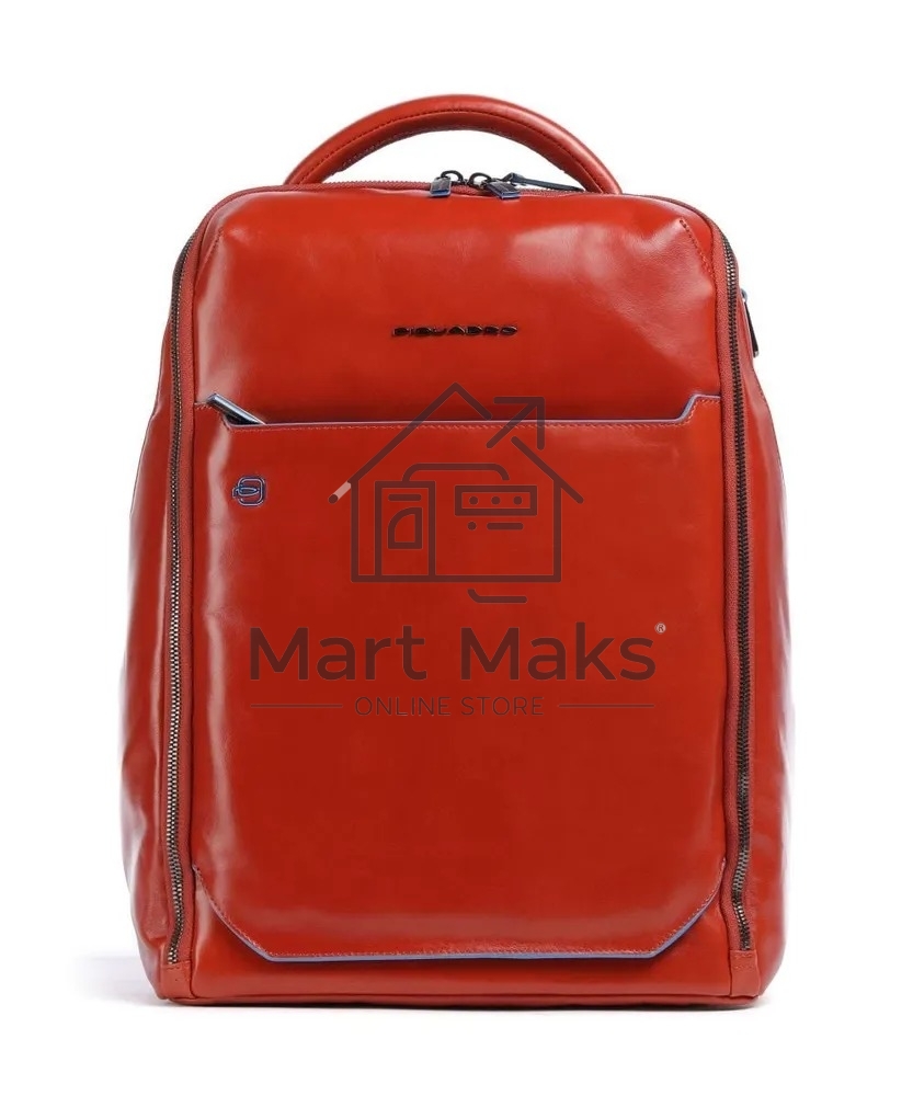 Рюкзак мужской Piquadro Blue Square CA6591B2/CU4, кожа, табачный