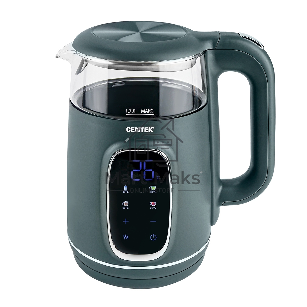 Чайник электрический CENTEK CT-0052 Green