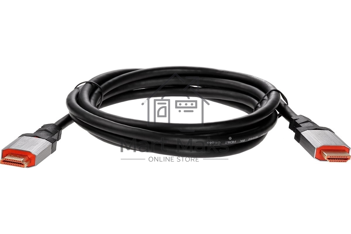 Кабель Telecom HDMI 19M/M,ver. 2.1, 8K@60 Hz 2m метал разъемы