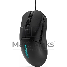 Мышь проводная Lenovo Legion M300s черный, 8000 dpi, USB, кнопки - 6
