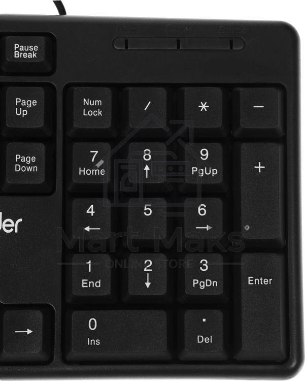 Комплект клавиатура+мышь Defender Dakota C-270 проводной, USB, 1000 DPI, чёрный