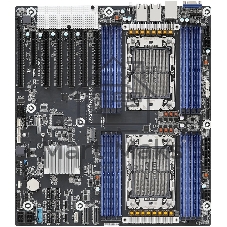 Серверная материнская плата ASRock SP2C741D16X-2T, 2xLGA4677, Intel C741, 16xDDR5, 13xSATA, 1xM.2, 6xPCIe 5.0 x16, 1xPCIe 5.0 x8, 1xVGA, 2x10Gb LAN, IPMI, 2xUSB-A 2.0, EEB