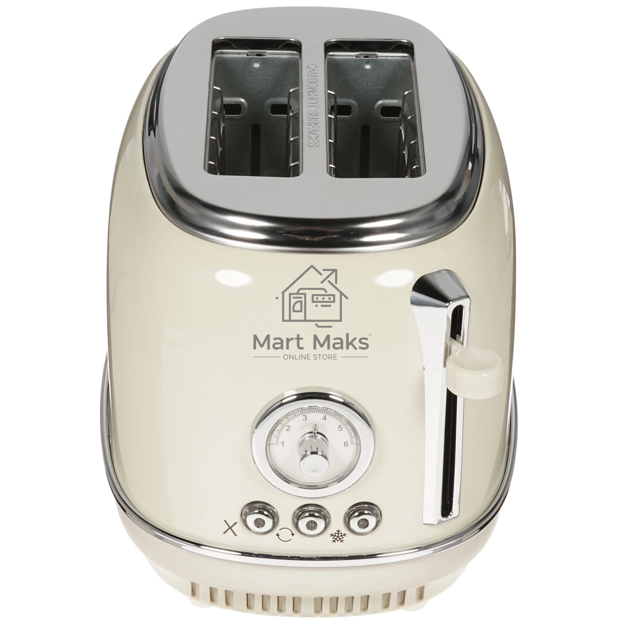 Тостер Tesler TT-245 бежевый, 815 Вт, 2 слота