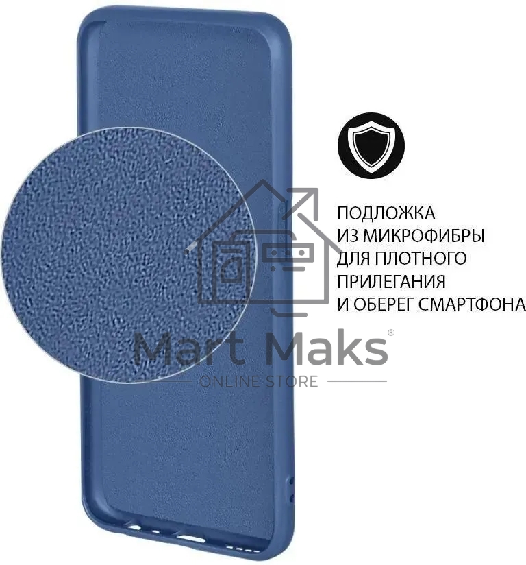 Чехол (клип-кейс) DF xiOriginal-27 для Xiaomi Redmi Note 11 Pro/11 Pro 5G синий