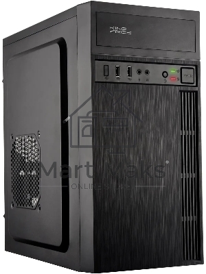 Компьютерный корпус KingPrice KPCC-MN210 черный без БП mATX 1x80мм 2x120мм 2xUSB 2.0 audio