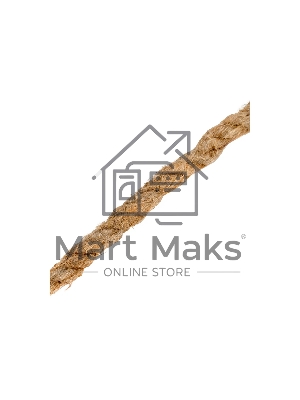 Веревка льнопеньковая Сибртех 10 мм, L 10 м, крученая, Россия