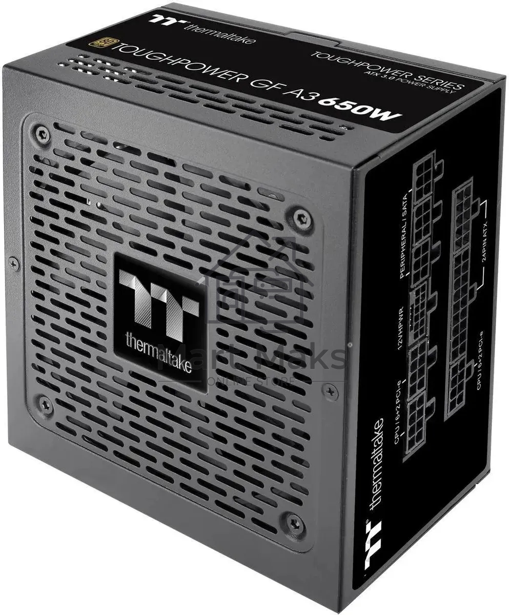 Блок питания Thermaltake Toughpower GF A3 (PS-TPD-0650FNFAGE-H), 650Вт, 80 PLUS Gold, 120мм, модульный, черный