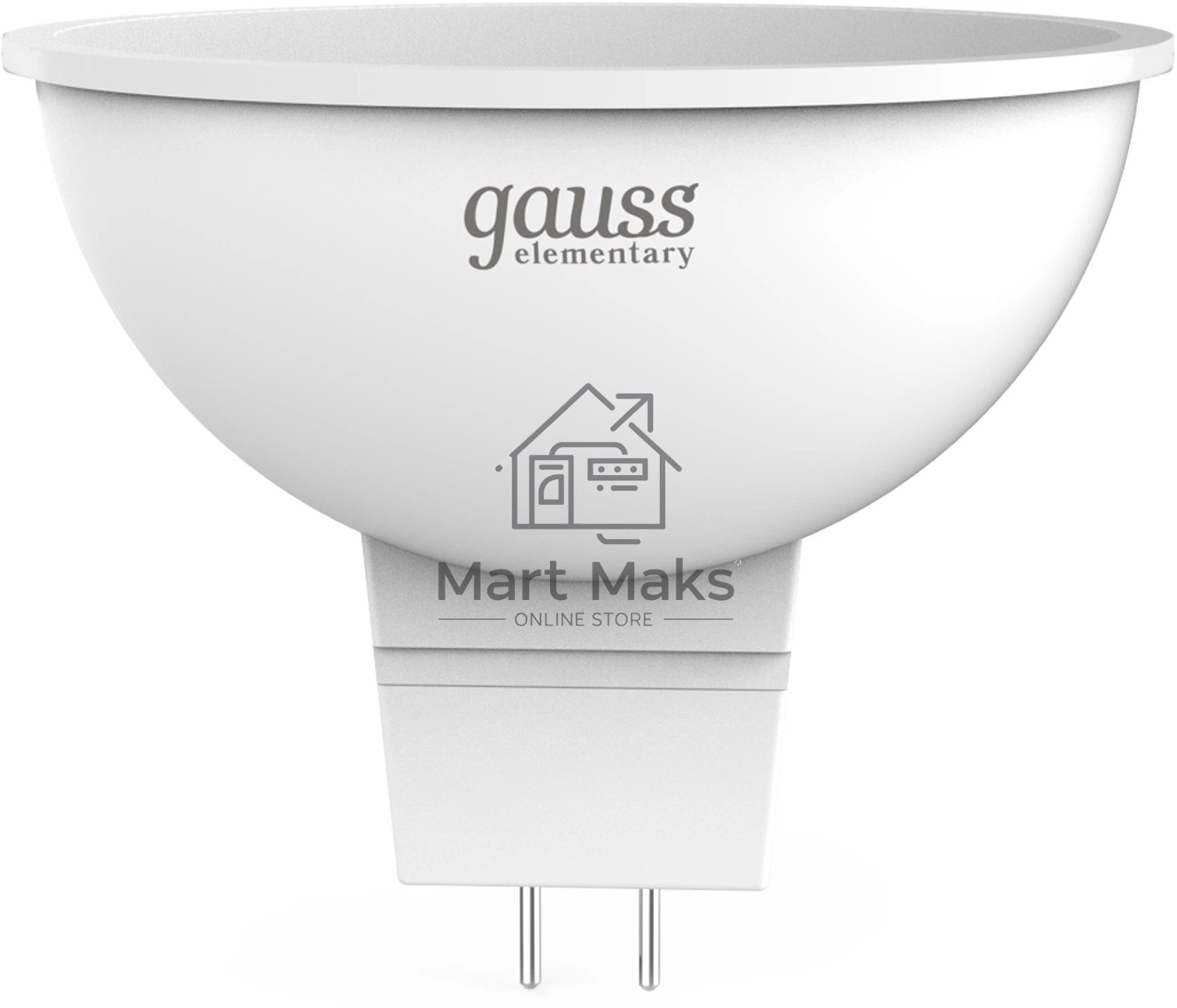 Лампа светодиодная Gauss Elementary 13511 11Вт цок.:GU5.3 софит 180B св.свеч.бел.теп. MR16 (упак.:10шт)