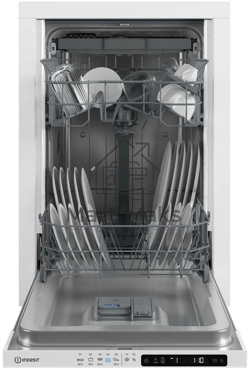 Встраиваемая посудомоечная машина Indesit DIS 2C50, белый, 44.8 см, 9 компл., 48 дБ, класс A