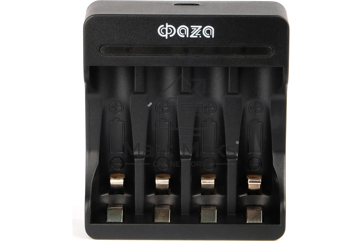 Устройство зарядное B-95USB Ni-Cd/Ni-MH (4хAA/4хAAA/1х9В) индикатор зарядки питание от USB кабель MicroUSB-USB в комплекте ФАZА 5038899