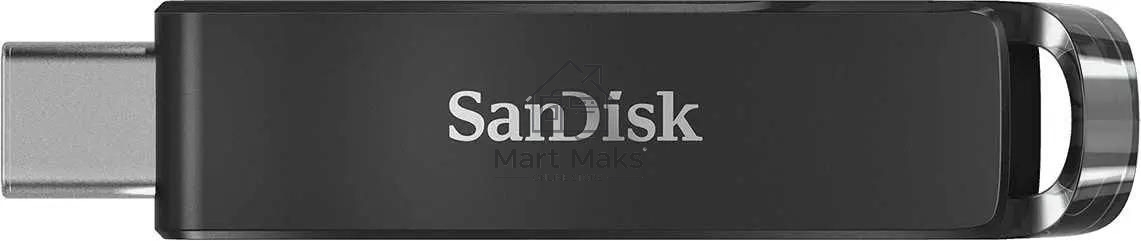 Флешка USB R/W R/W 64GB SanDisk CZ460 Ultra Type-C, USB Type-C, черный