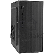 Компьютерный корпус Minitower ExeGate BAA-408-UNS400 (mATX, БП UNS400 с вент. 12см, 2хUSB, HD Audio, черный)