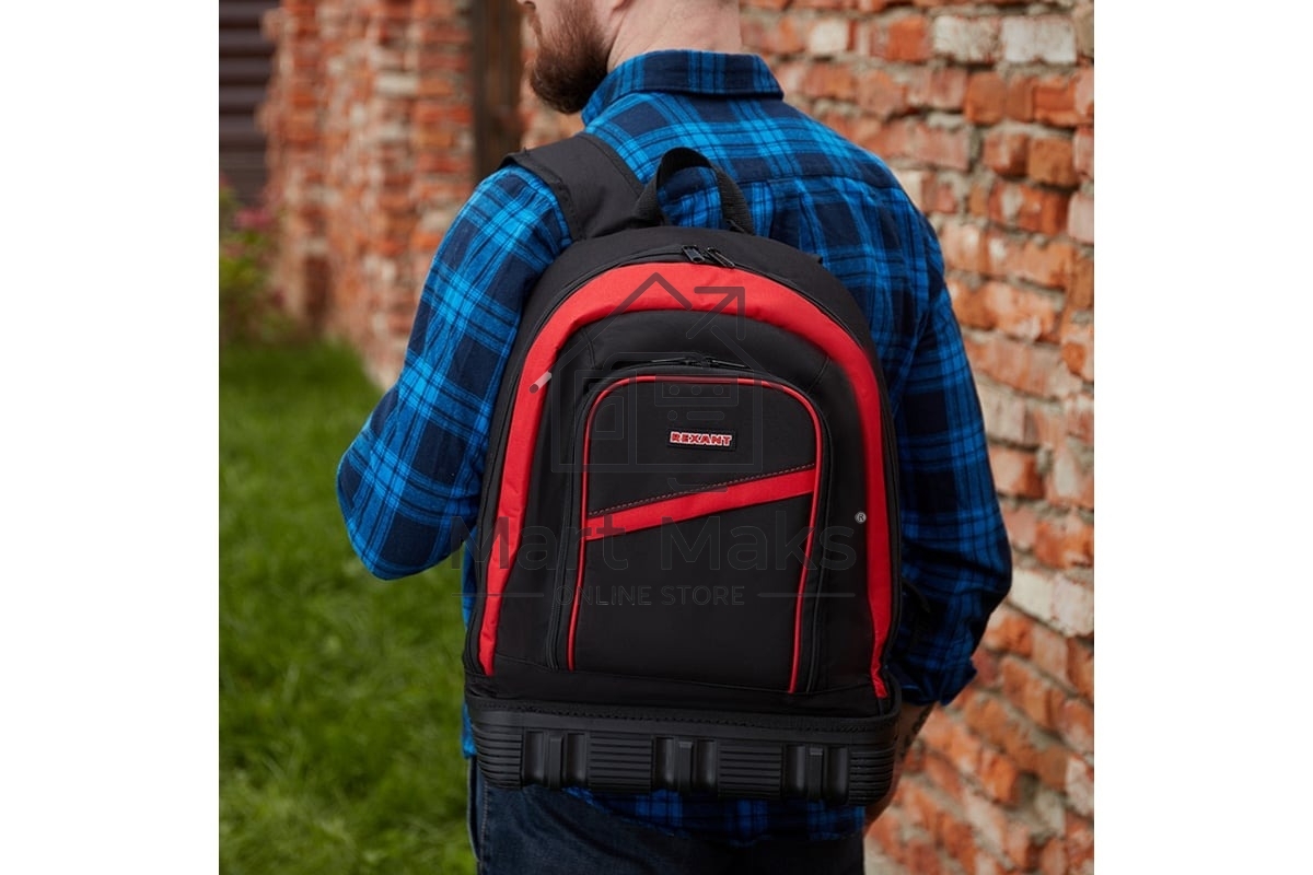 Рюкзак монтажника Rexant RE-12 с резиновым дном