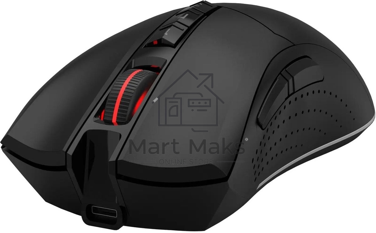 Мышь беспроводная A4Tech Bloody R90 Plus черный, 5000 dpi, радиоканал, USB, кнопки - 8