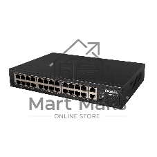 Коммутатор Falcon Eye FE-24FPG2, 24×100 Мбит/с PoE + 2×1 Гбит/с, неуправляемый