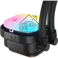 Система жидкостного охлаждения/ Water Cooling System Corsair iCUE LINK TITAN 420 RX RGB (420mm, Black, RGB/ Fans: 3x140mm, 94.7CFM, 36dBA, 1700RPM/ S: 1851, 1700, AM5, AM4)