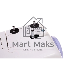 Швейная машина Janome VS52 белый, электромеханическая, вертикальный качающийся, 17 операций, петля полуавтомат