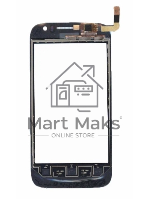 Сенсорное стекло (тачскрин) для Huawei Ascend G302D, черное