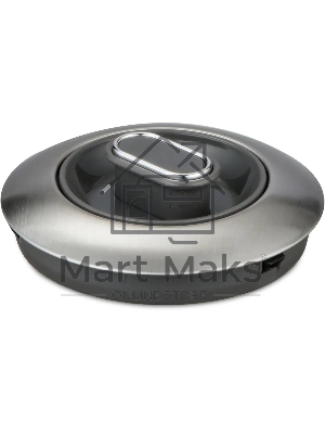 Чайник электрический Hyundai HYK-S4804 1.7л. 2200Вт серый/черный корпус: металл