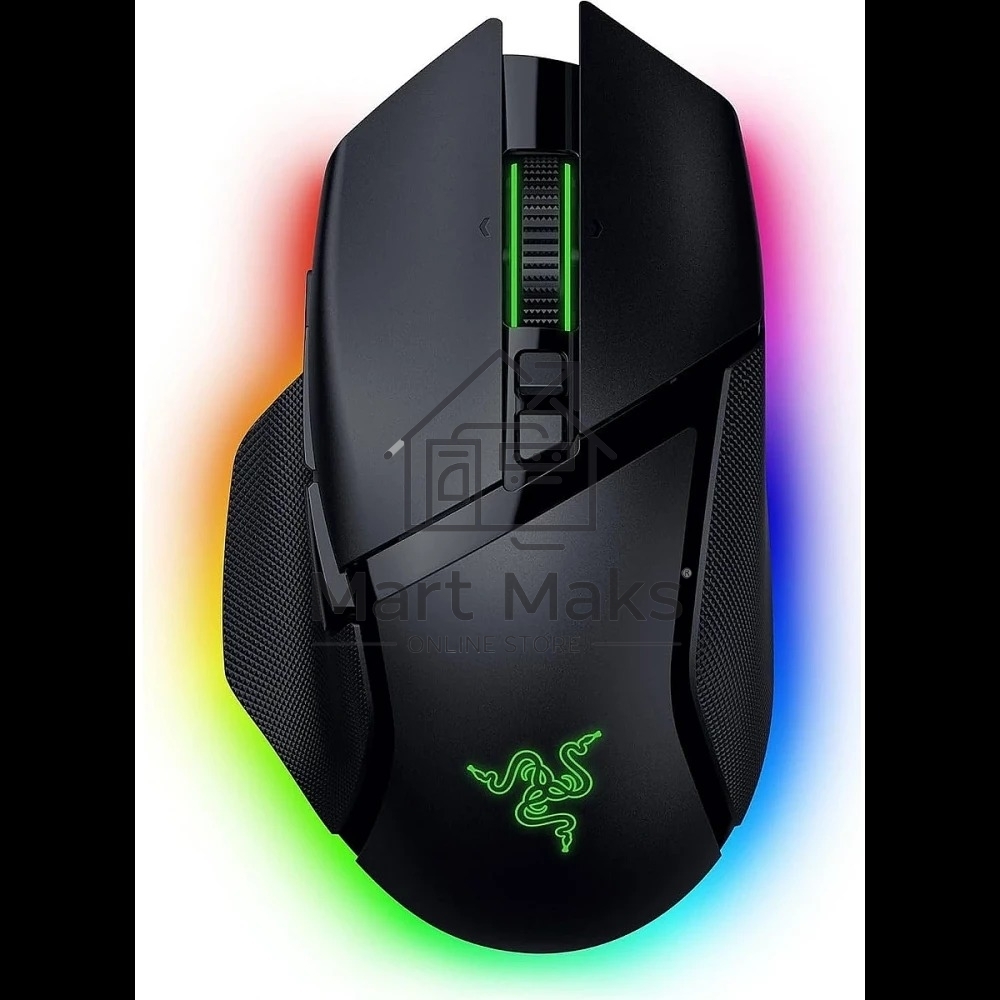 Мышь беспроводная/проводная Razer Basilisk V3 Pro 35K черный, 35000 dpi, радиоканал, Bluetooth, USB, кнопки - 11