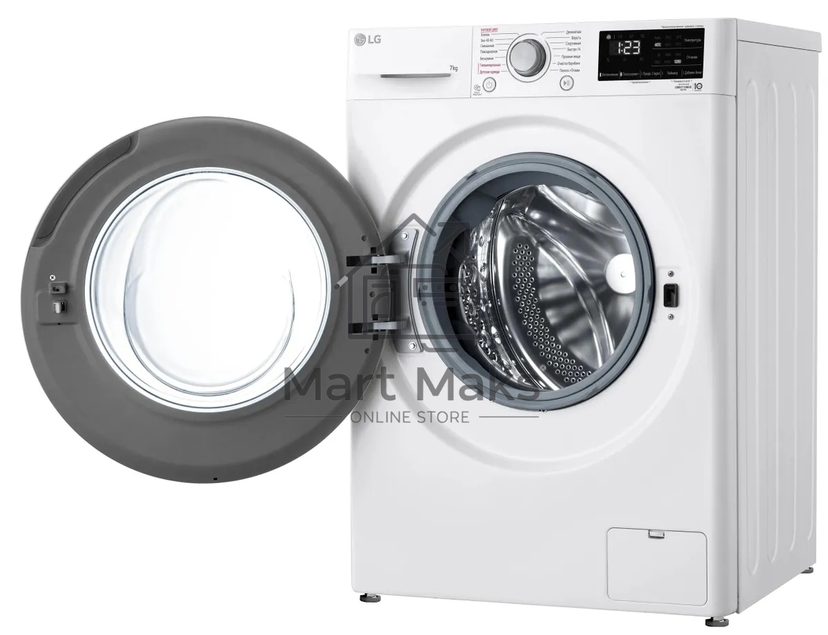 Стиральная машина LG F2V3HS4W белый, загрузка фронтальная 7 кг, 1200 об/мин., класс: A