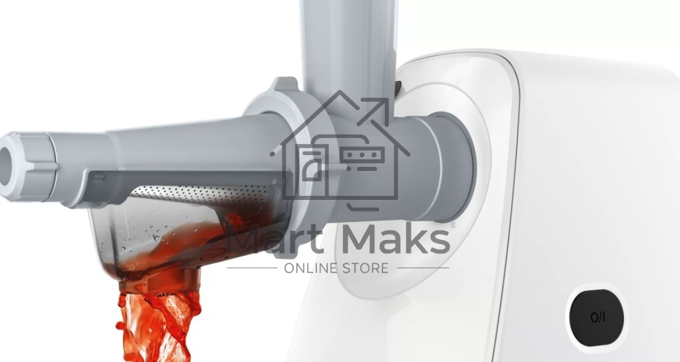 Мясорубка Bosch MFW2517W 1500 Вт, 1.7 кг/мин, белый