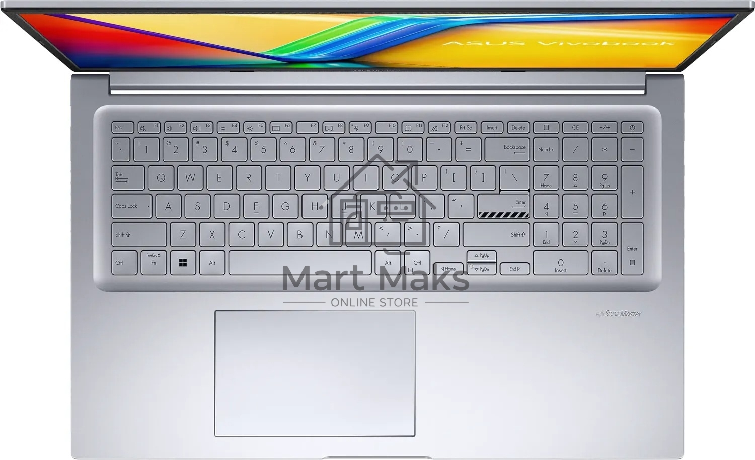 Ноутбук ASUS Vivobook 17X M3704YA-AU161 серебристый 17.3