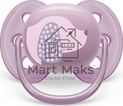 Пустышка Philips Avent ultra soft, собачка, 6-18 мес., 1 шт.