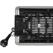 Тостер Hyundai HYT-3305 черный/серебристый, 800 Вт, 2 слота