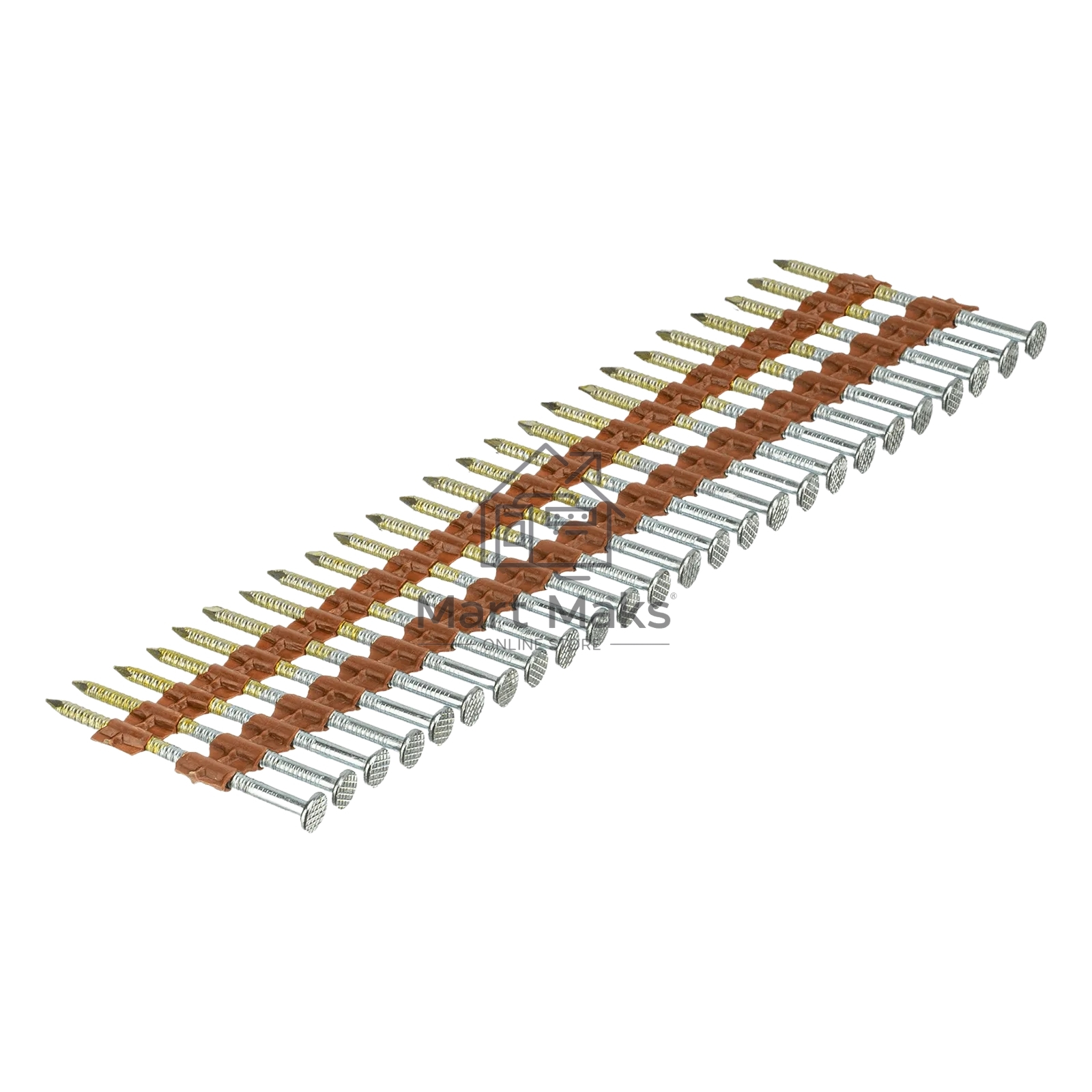 Гвозди Denzel для пнев. нейлера (оцинк.), длина - 50 мм, диам. - 2,9 мм, 2000 шт.