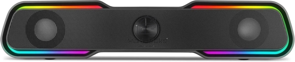 Акустическая система SVEN 450 2.0 (2x5W, Bluetooth, RGb-подсветка) черная