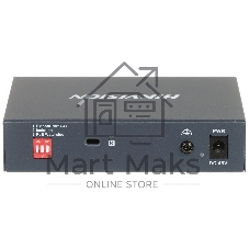 Коммутатор Hikvision DS-3E0505HP-E, 5×1 Гбит/с (4×PoE/Hi-PoE), неуправляемый