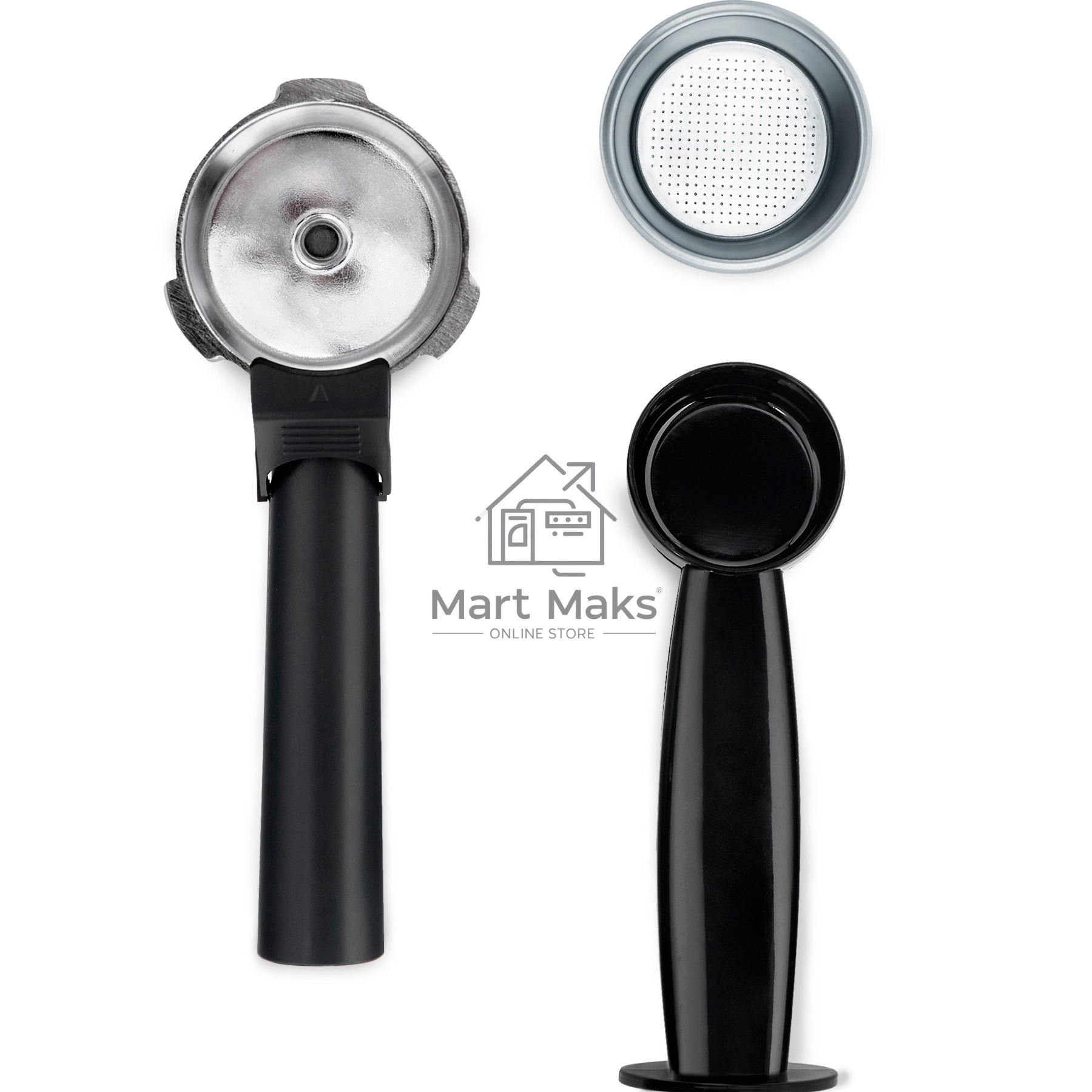 Кофеварка рожковая Vitek VT-1518, черный, исп. кофе - молотый, 0.24л, 750вт, 5Бар