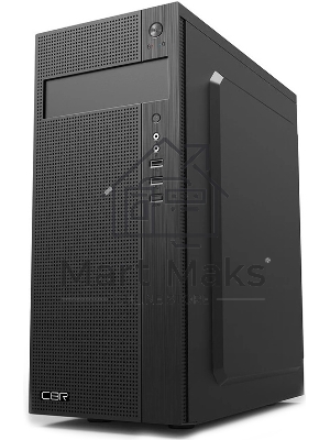 Компьютерный корпус CBR PCC-ATX-E185-WPSU ATX Miditower E185, без БП, 2*USB 2.0, HD Audio+Mic, черный