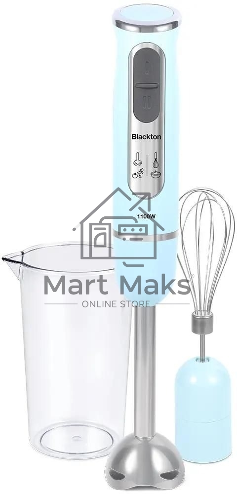 Блендер погружной Blackton Bt HB1030SS Mint blue. блендер + миксер, Мощность 1100 Вт, Режим ТУРБО