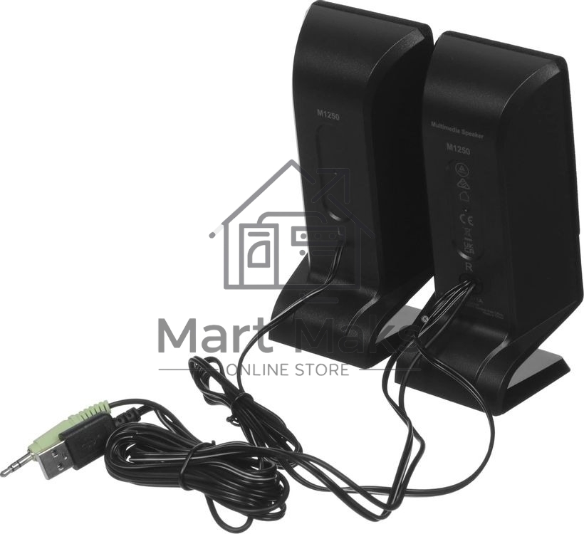 Акустическая система Edifier M1250 черный 2.0 активные