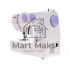Швейная машина Janome VS52 белый, электромеханическая, вертикальный качающийся, 17 операций, петля полуавтомат