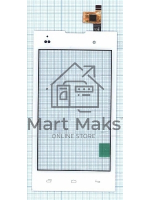 Сенсорное стекло (тачскрин) для Fly IQ4418 ERA Style 4, белое