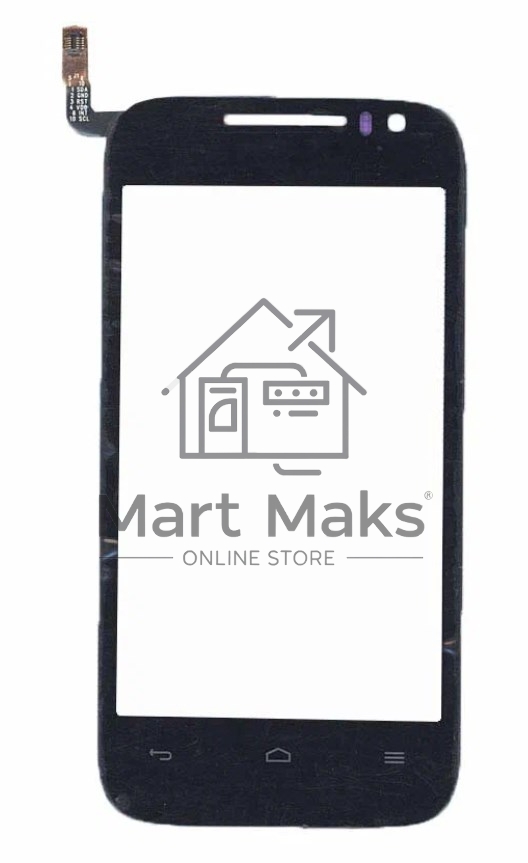 Сенсорное стекло (тачскрин) для Huawei Ascend G302D, черное