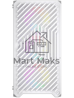 Компьютерный корпус 1STPLAYER TRILOBITE T5 белый / mATX, TG / 4x120мм LED fans inc. / T5-WH-4F1-W