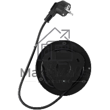 Чайник электрический Hyundai HYK-G3509 1.7 л, 2200 Вт, черный/прозрачный корпус: стекло/пластик