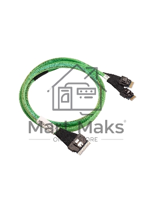 Кабель ACD RSL74-9219 (00-00973907) Slimline SASx8 (SFF8654) -to- 2 Slimline SASx4 (SFF8654)+ SFF9402, 1M, (аналог Broadcom 05-60004-00)