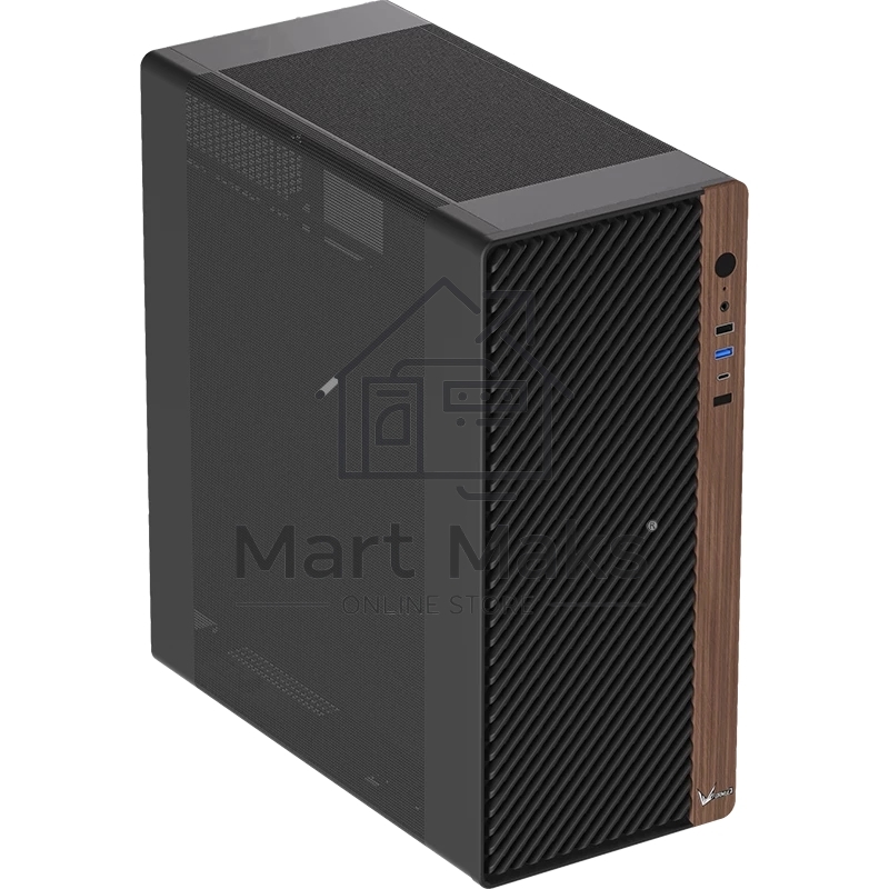 Компьютерный корпус Aerocool / Formula TimberLine T2 черный без БП mATX 4x120mm 1xUSB2.0 1xUSB3.0 1xUSB3.1 audio bott PSU