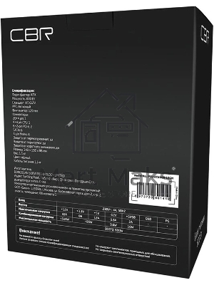 Блок Питания CBR PSU-ATX600-12GM, 600Вт, 80 PLUS Bronze, 120мм, черный