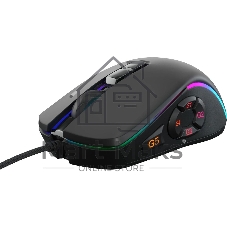 Мышь проводная GMNG XM003 черный, 32000 dpi, USB, кнопки - 10